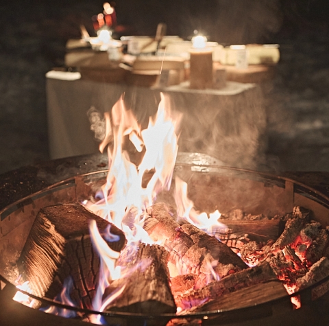 Soirée Raclette au feu de bois