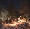 Soirée Raclette au feu de bois